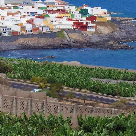 度假居 Pardelas, Mit Meer-, Kuesten- Und Bergblick Im Gruenen Norden Teneriffas Las Cruces (Canary)