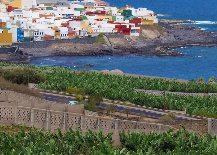 別荘 Pardelas, Mit Meer-, Kuesten- Und Bergblick Im Gruenen Norden Teneriffas Las Cruces